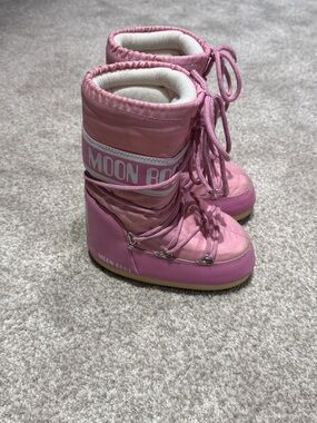 Moon Boot Pink Snow Boots